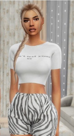 模拟人生4女性简洁夏季服装MOD