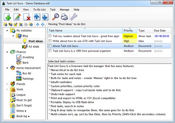 Task List Guru(待办事项管理)