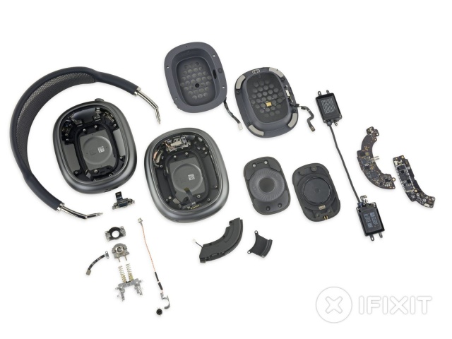 iFixit表示苹果的AirPods Max“相当可维修”