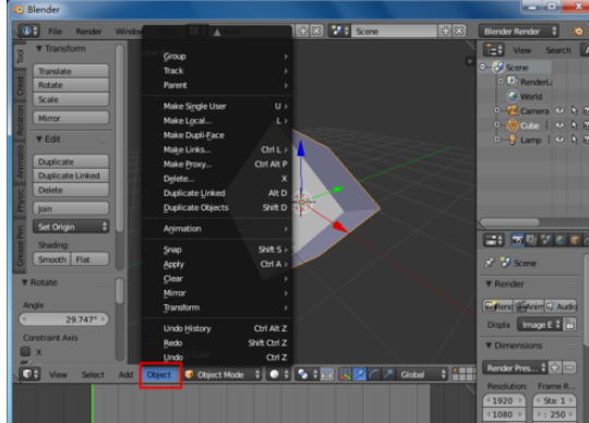blender怎么旋转模型(3)