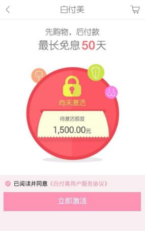 美丽说怎么开通白付美(1)