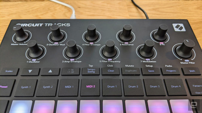 Novation Circuit Tracks是心爱的凹槽盒的值得继承者(3)