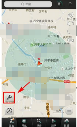 图吧导航中怎么换成卫星导航