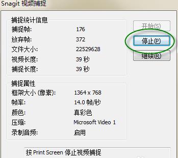snagit录制屏幕视频的方法(3)