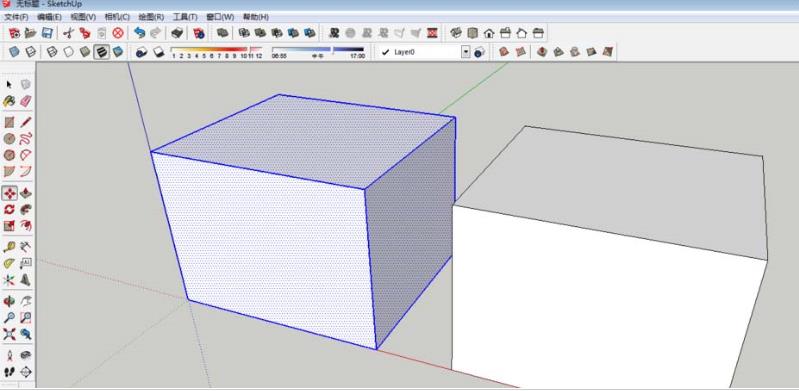 sketchup如何使用移动工具(4)