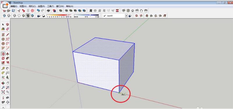 sketchup如何使用移动工具