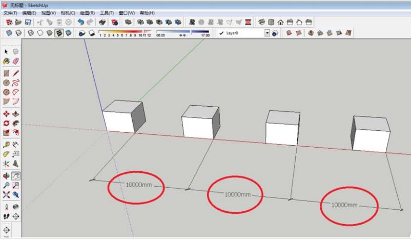 sketchup如何使用移动工具(5)