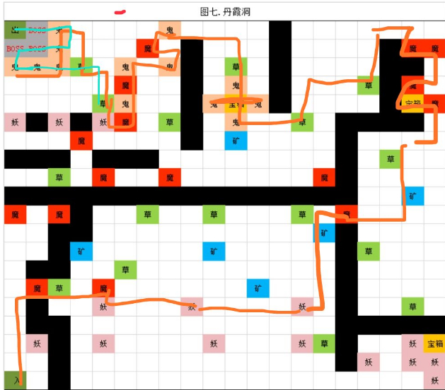 想不想修真图7偷渡路线图 想不想修真丹霞洞怎么走