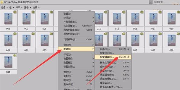 怎么用acdsee批量裁剪图片大小(3)