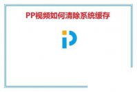 PP视频如何清除系统缓存