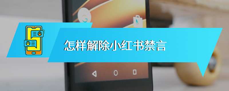 怎样解除小红书禁言