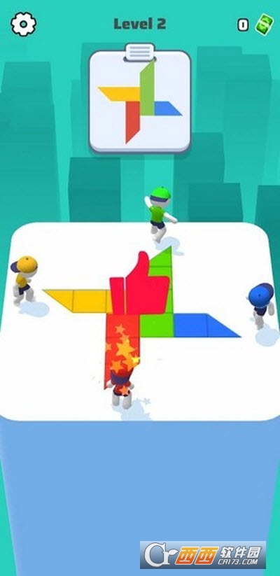 堆栈填充3D游戏