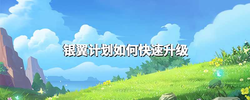 银翼计划如何快速升级