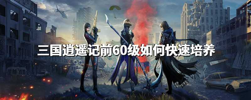 三国逍遥记前60级如何快速培养