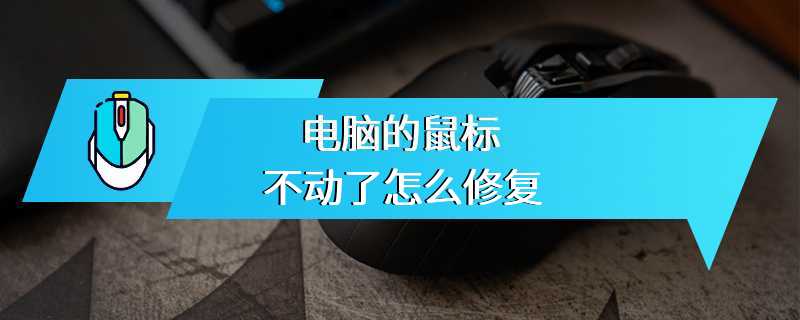 电脑的鼠标不动了怎么修复