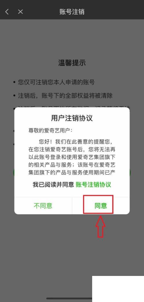 爱奇艺怎么注销账号？