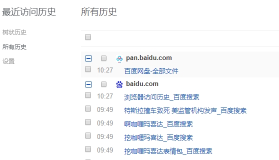 Tree Style History(浏览器访问历史插件)