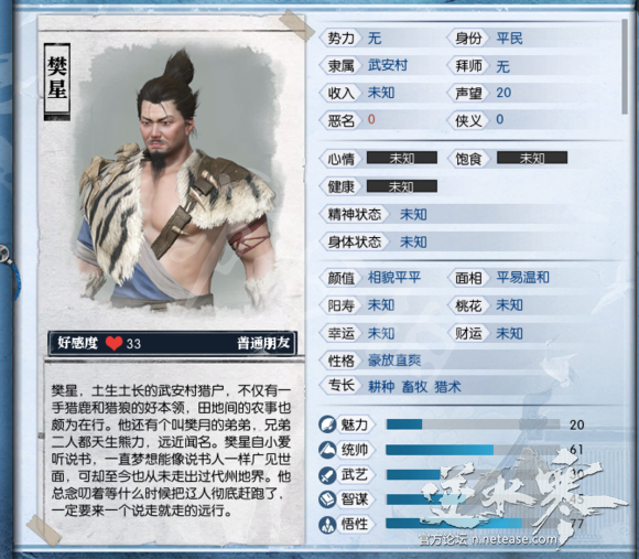 逆水寒樊星喜欢什么礼物 逆水寒樊星喜好物品一览