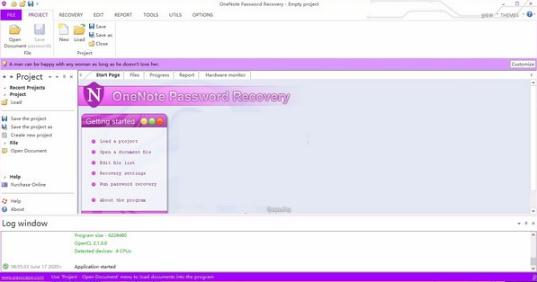 OneNote Password Recovery