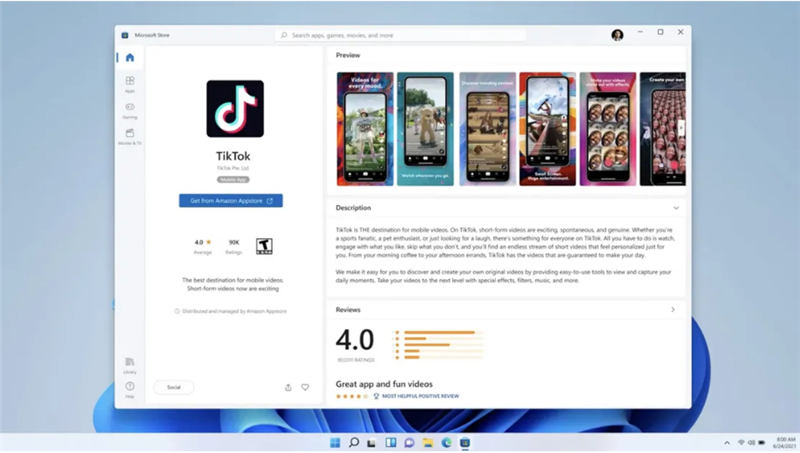 微软Win11原生支持运行安卓App，一图看懂Win11系统能用安卓软件！