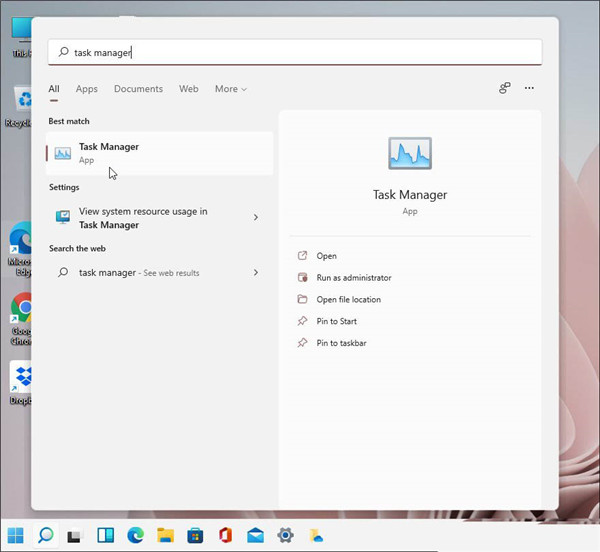 Win11任务管理器如何打开？Widows11打开任务管理器的技巧
