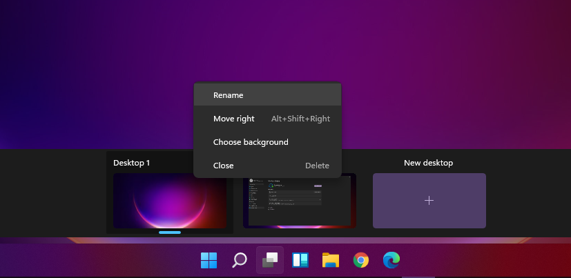 微软 Win11虚拟桌面 使用技巧