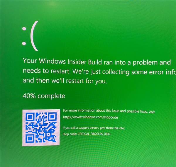 Win11蓝屏保持Win10时代的“原汁原味”