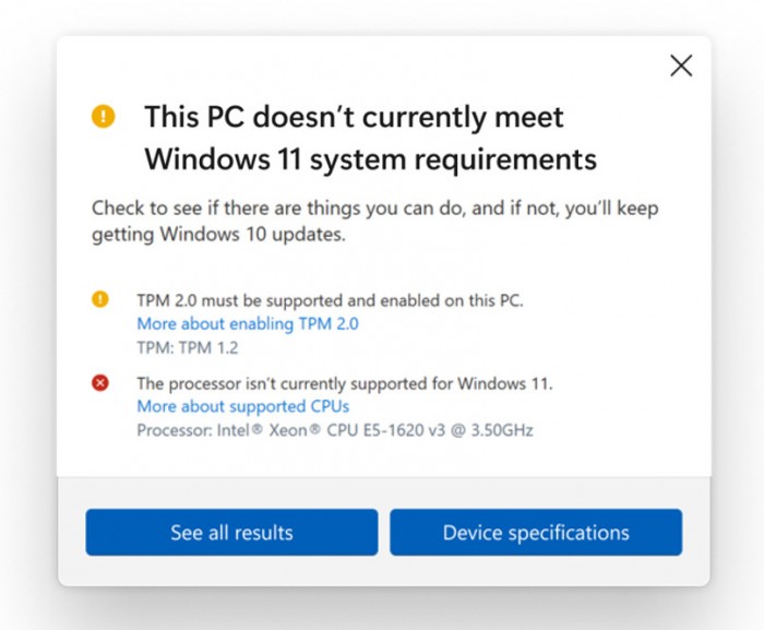 微软：使用ISO镜像安装Win11 系统将不会再强制检查硬件