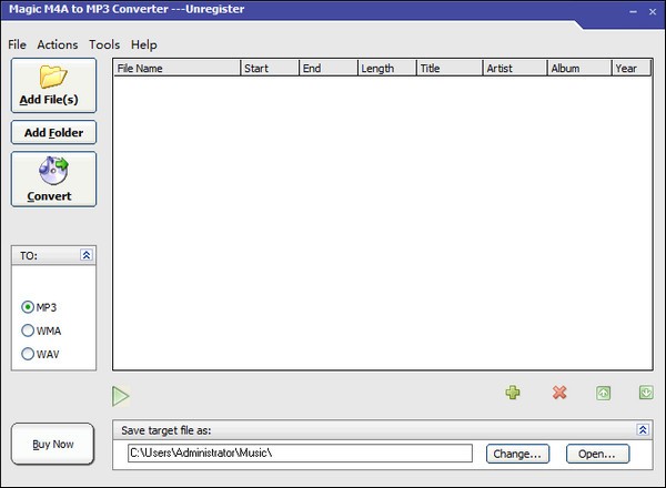 Magic M4A to MP3 Converter(M4A转MP3转换器)