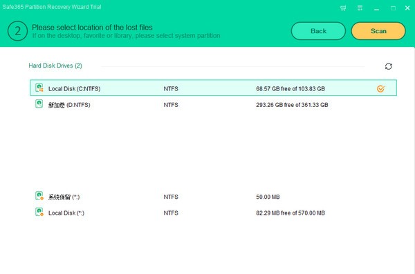 Safe365 Partition Recovery Wizard(分区数据恢复软件)