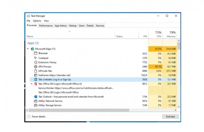 Windows 11任务管理器改进Edge进程显示：更易懂更易操作