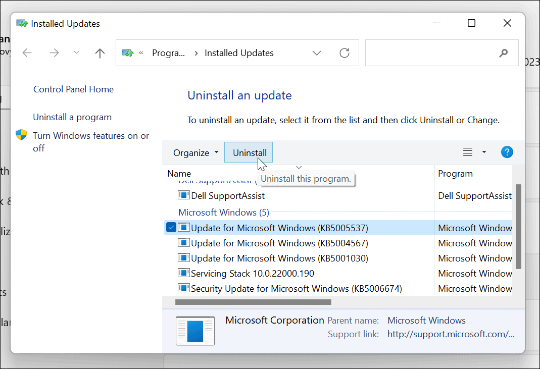 微软 Win11正式版卸载累积更新的技巧