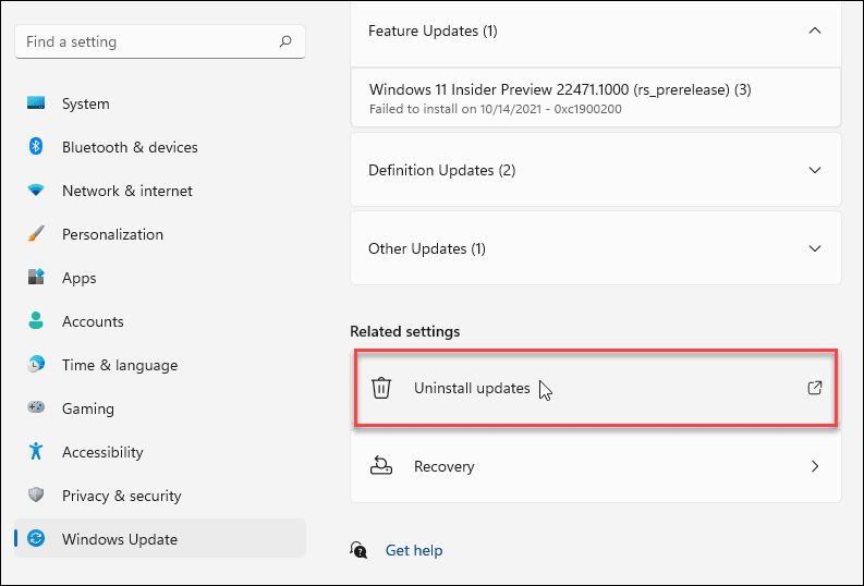 微软 Win11正式版卸载累积更新的技巧