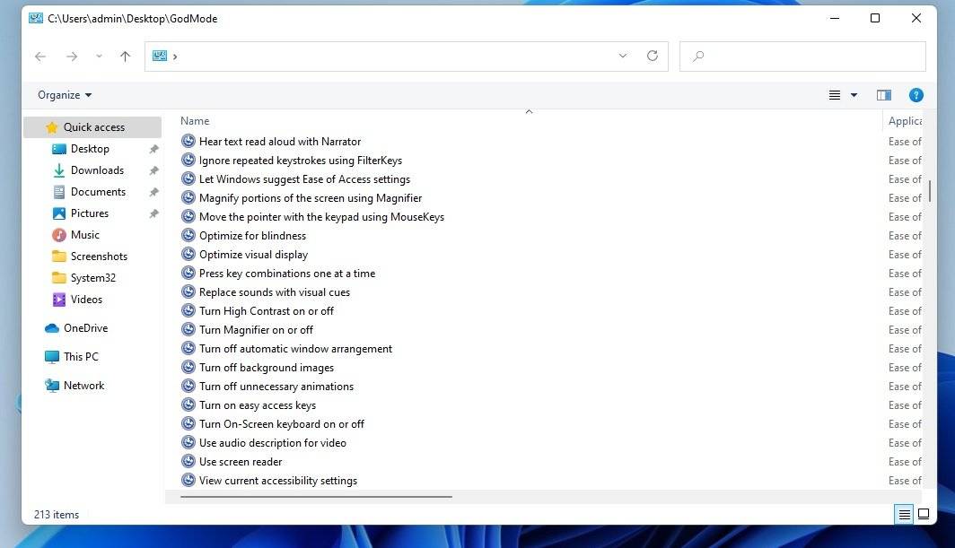Win11专业版如何启用上帝模式