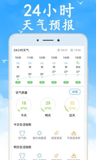 全国实时天气预报