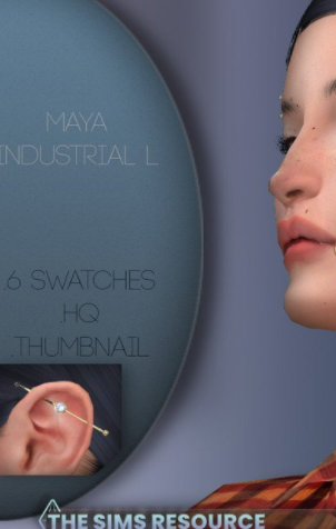 模拟人生4水晶金属耳钉MOD