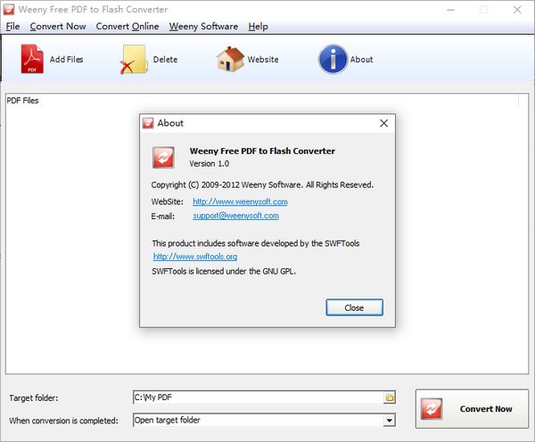 Weeny Free PDF to Flash Converter(PDF转Flash转换器)