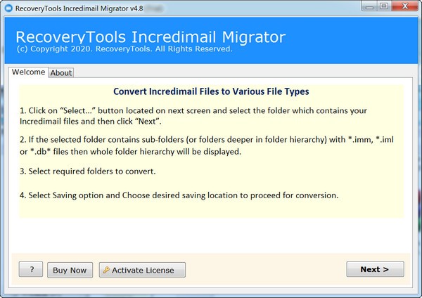 RecoveryTools IncrediMail Migrator(邮箱迁移工具)