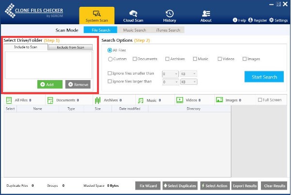 Clone Files Checker(重复文件搜索软件)