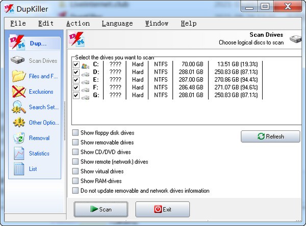 DupKiller(重复文件查找工具)
