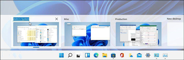 Win11系统如何创建使用虚拟桌面？