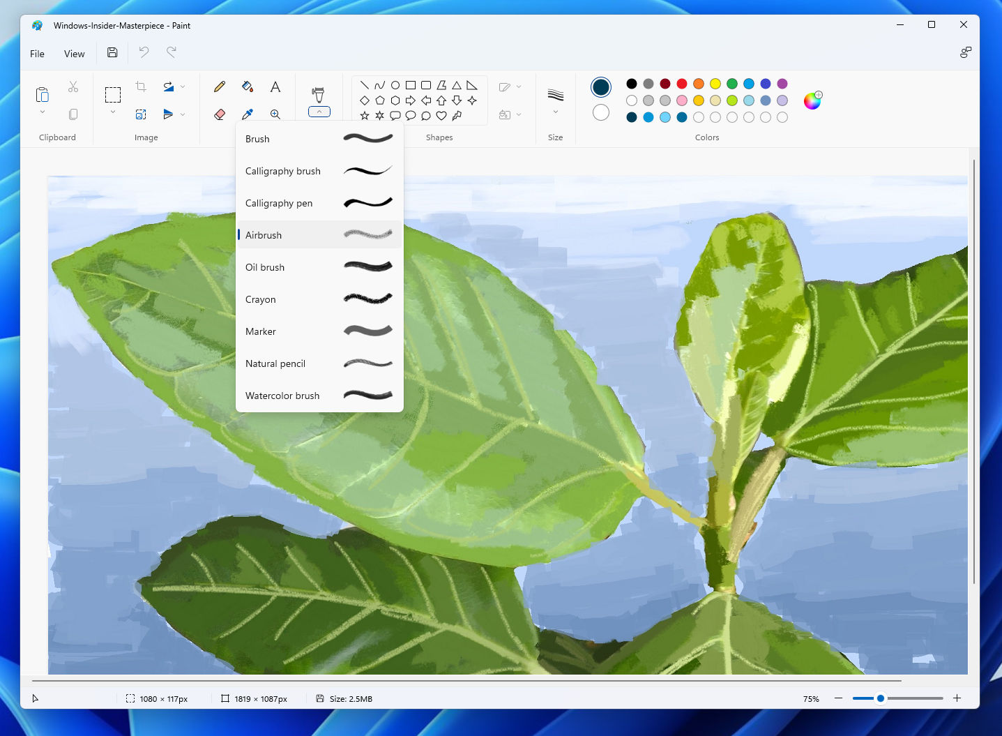 微软新Paint画图应用程序向Win11 Insiders用户推出！