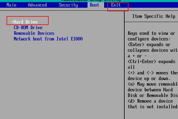 win7黑屏显示nobootdevicefound的解决办法(3)