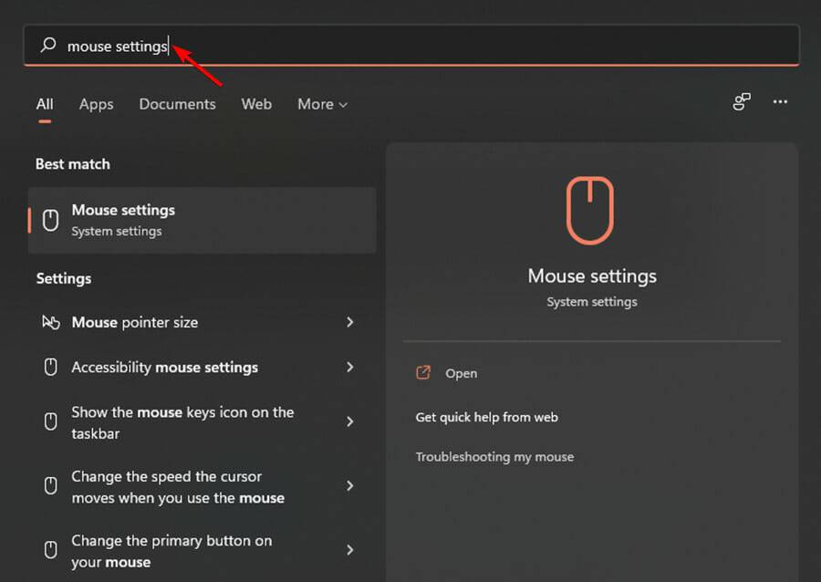 Win11系统将光标更改为暗模式的方法