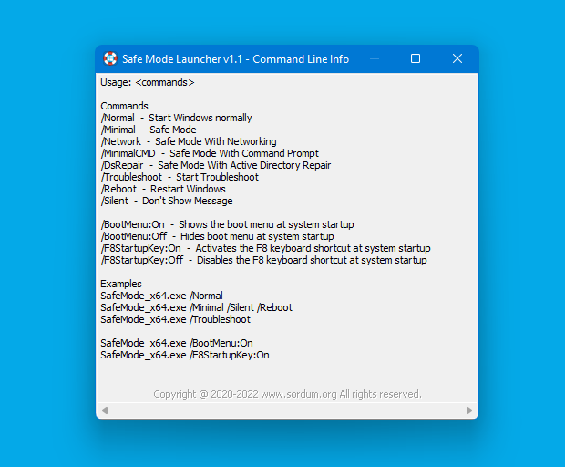 Win11 安全模式启动器 v1.1 下载