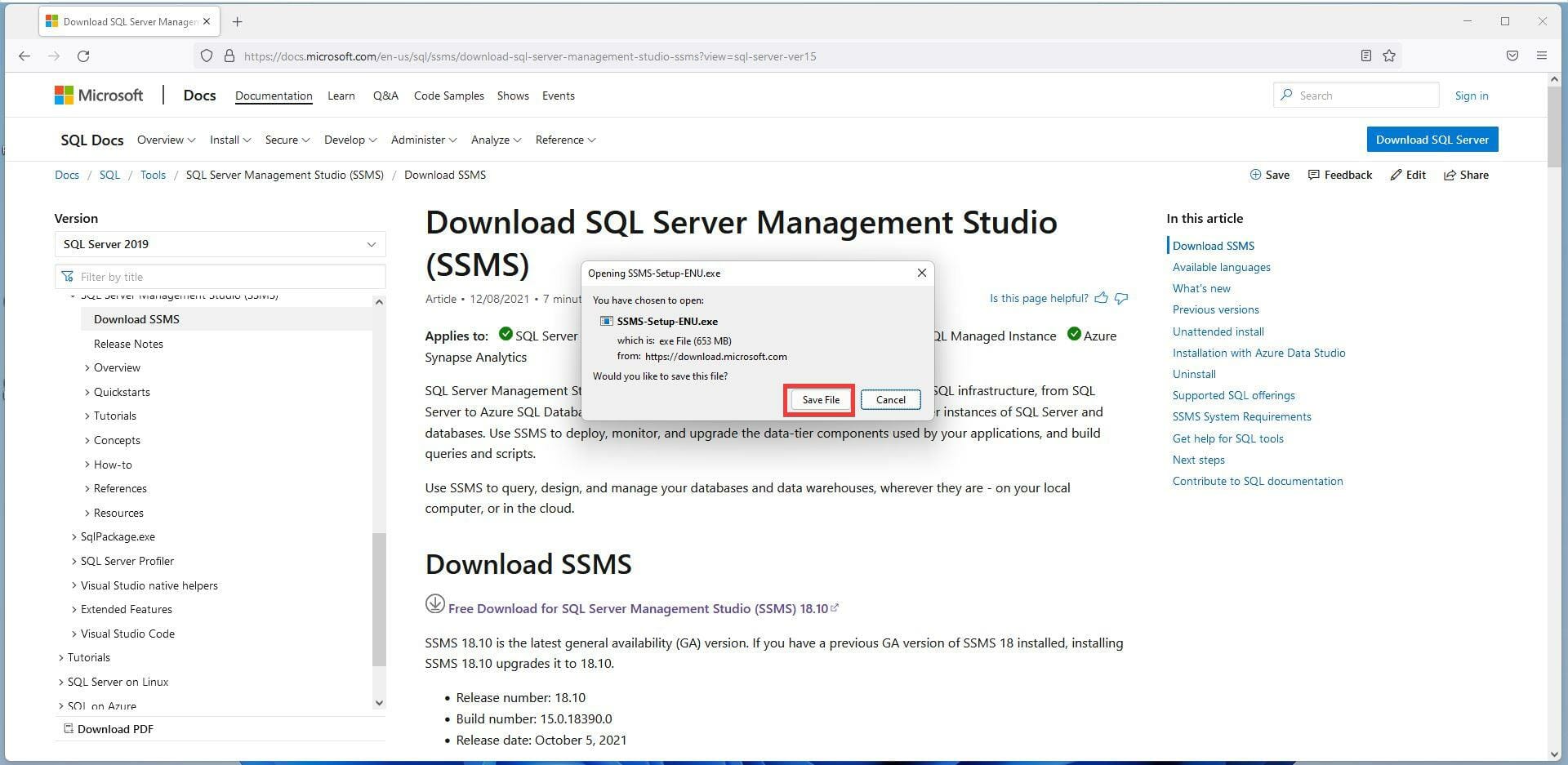 Win11系统下载安装SQL Server 2021开发者版