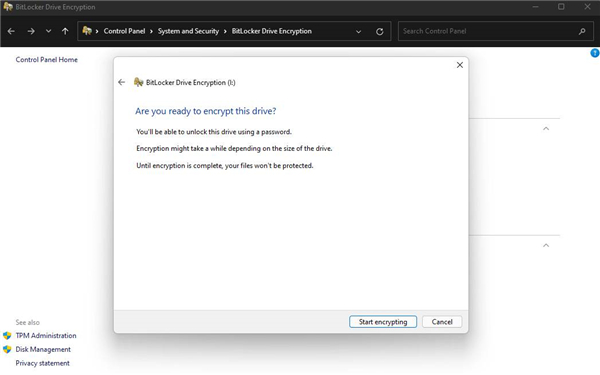 硬盘怎么加密？Win11系统快速加密硬盘的方法