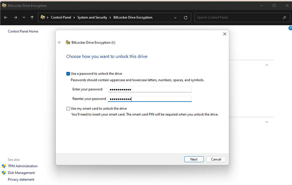 硬盘怎么加密？Win11系统快速加密硬盘的方法