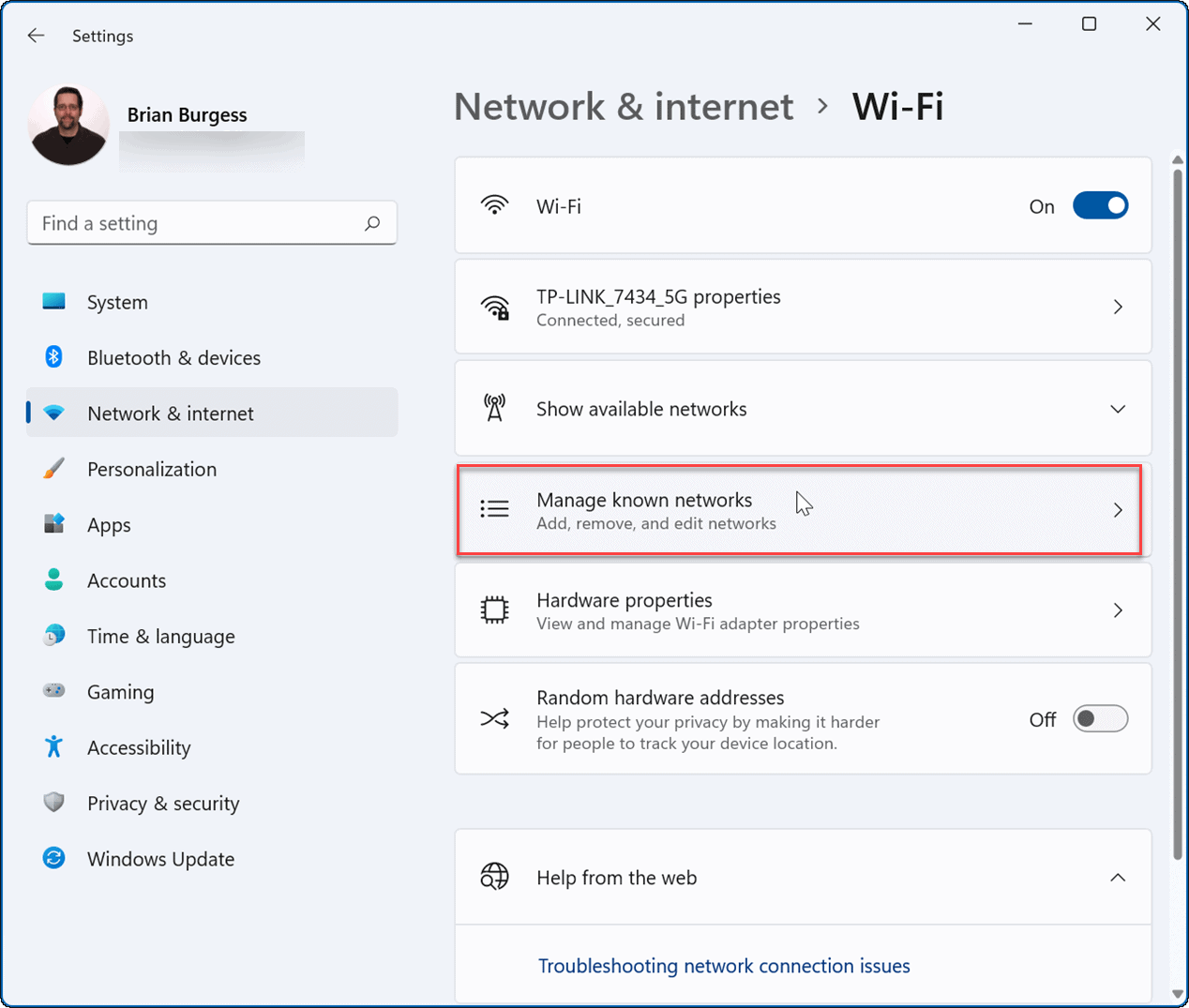 Win11系统忘记 Wi-Fi 密码怎么办