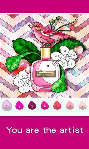 涂料颜色秘密花园填色